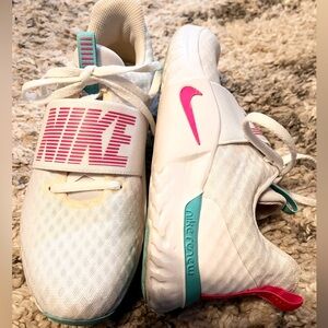 Nike renew training Sneakers with Pink and Teal Accents